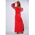 Embroidered Boho Maxi Dress "Charm 3" Red